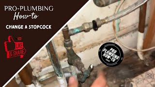 How To Change A Stop Tap (Stopcock): Quick \u0026 Easy Plumbing Tutorial