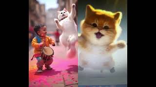 Funny cat dance video #animals #funny #cat #catlover #dance #catshorts