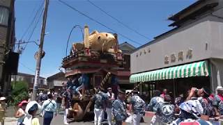 佐原の大祭2017夏　中日　山車巡行（３）