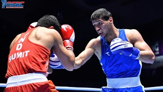 Saidjamshid Jafarov (UZB) vs. Sumit Kundu (IND) Asian Championships 2022 SF's (75kg)