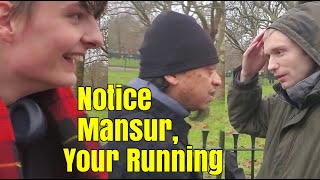 Speakers Corner - Part 1 - Mansur Is Scared Stiff Of Junior, He Runs As Soon As He Sees Him