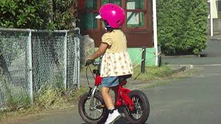 20200517 柊花ちゃん（４歳）自転車に乗れた！