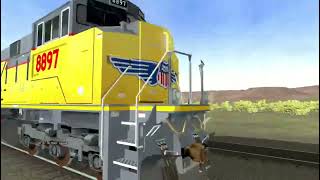 ORTS: High Speed UP SD70AH #8897 WB ZLAMN3-01 At Grand Junction, CO