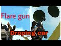 Flare gun fire droping car in PUBG| how to use