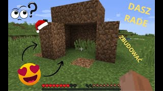 Jak zbudować domek w minecraft w bedrocku i javie 🫣🫣🫣 #minecraft #bedrock #java