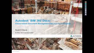 Webinar: Autodesk BIM 360 Docs