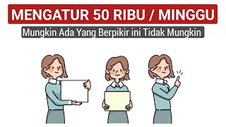 10 CARA MENGATUR UANG 50 RIBU UNTUK SEMINGGU, BIAR IRIT!