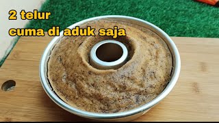 BOLU PISANG 2 TELUR CUMA DI ADUK SAJA