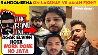 Randomsena Reacts on Lakshay chaudhary vs Aman baisla Fight🤯,Lakshay chaudhary aman baisla