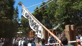 篠崎浅間神社の幟（のぼり）祭り_2018 in 江戸川区