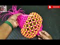 pot model mini beads basket or flower vase மணி வைத்த கூடை pinnuvathu eppadi in tamil