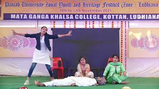 ਕਮਲਿਆਂ ਦਾ ਟੱਬਰ 🔴 SKIT - KAMLEYA DA TABBAR 🔴 Team - 3 🔴 ZONAL YOUTH \u0026 FESTIVAL at Kottan College 2021