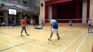 20150712XD倢儀+陳緯 vs小黑+致廷MD(FUMA Badminton Club)