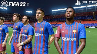 FIFA 22 - Barcelona Vs. Atletico Madrid Ft. Depay, Fati, Torres, | La liga 21/22 | PS5 Gameplay