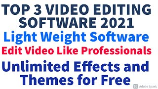 Top 3 Best Video Editing Software 2021 | video editing software for free | license key video