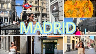 MADRID TRAVEL VLOG | exploring madrid, tapas, plaza mayor ,