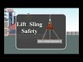 Lift Sling Safety Tips English