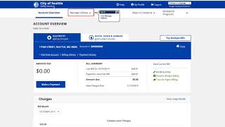 SPU My Utilities Website Tutorial | How to Remove an Account