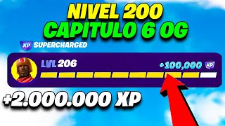 [MAPA de XP] Como *SUBIR RAPIDO DE NIVEL* en FORTNITE *BUG de EXPERIENCIA* Capítulo 6 Temporada 1 OG