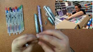 Uni Style Fit pens in action!