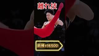 【岡慎之助🥇新王者全種目全部見せます‼️パリオリンピック2024】＃shorts＃体操男子個人総合岡慎之助＃金メダル🥇＃Bレットイット