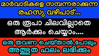 മാർവാടികളെ സമ്പന്നരാക്കുന്ന രഹസ്യ വഴിപാട്, ഒരു തവണ ചെയ്‌താൽ പോലും അത്ഭുത ഫലം ലഭിക്കും #viral