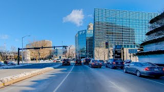 Driving Downtown STAMFORD 4K | Connecticut (USA Drive)