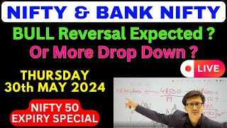 NIFTY PREDICTION FOR TOMORROW & BANK NIFTY ANALYSIS FOR 30th MAY 2024 THURSDAY MARKET ANALYSIS