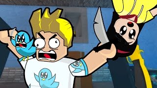 Chad Dollastic And Ryan Play Murdery Mystery In Roblox - chad allen roblox