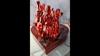 110. Will You Be Mine Forever? #fakebloodwarning  #epoxyresinart #mix2mold