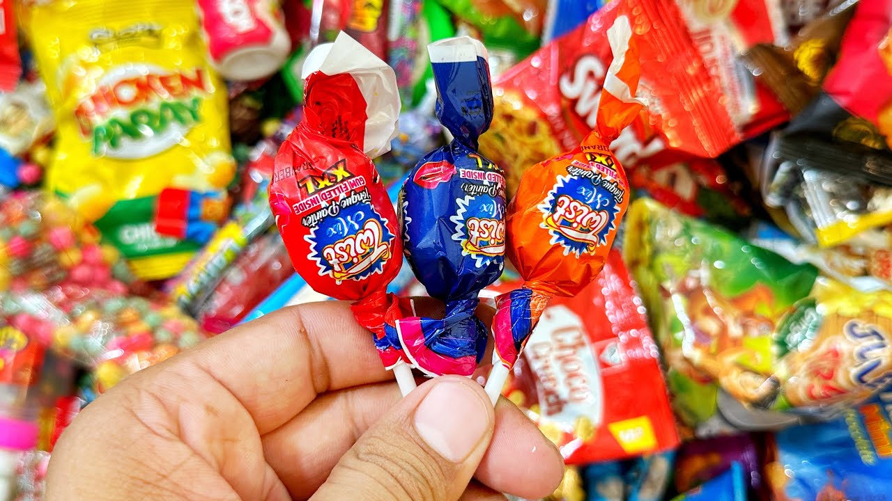 Yummy Star Lollipops Cute Rainbow Fizzy Candies Chocolates And