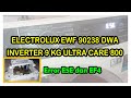 Error E5E dan EF4  EWf 90238 DWA Electrolux, Bonus melihat error dan reset