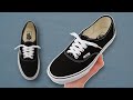 HOW TO LACE VANS AUTHENTIC (BEST WAY!)