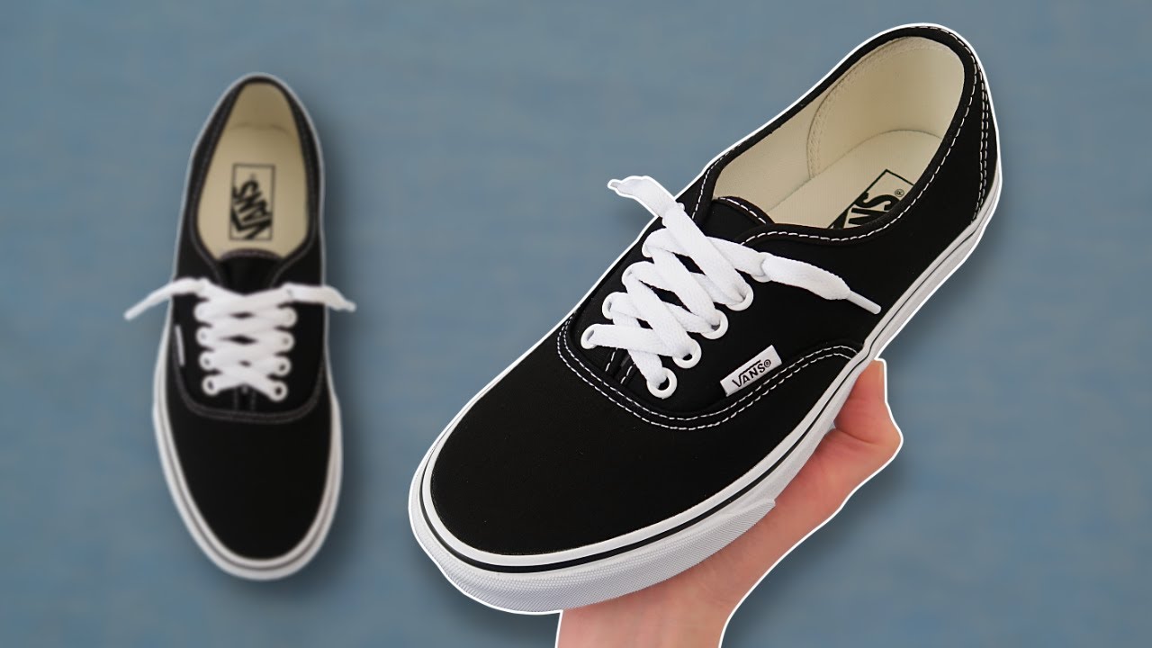 How To Lace Vans Authentic Best Way Youtube