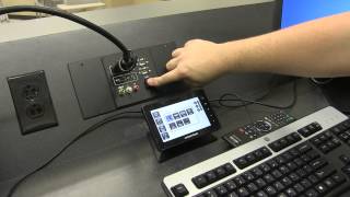 UDit Classroom Support - Crestron Touch Panel System