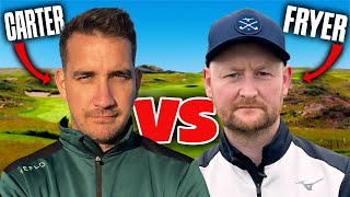 Can ANDY CARTER Beat Me With FULL GRAPHITE CLUBS?! (BATTLE GOLF)