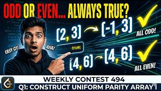 LC 3875 | Construct Uniform Parity Array I | Contest 494