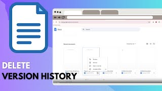 How to Delete Version History in Google Docs