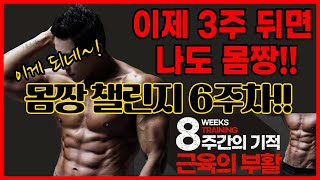 8주간의 기적 영상 버전!! 이제 독학으로 몸짱 되자! (6주차 데일리 \u0026 수, 목, 금요일 운동)