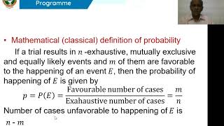 01 Complex Analysis Probability & Statistical Method Module 3 Lecture 1