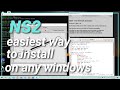 Install NS2 Network Simulator in windows