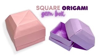 Square Origami Gem Box | Gift Wrapping Ideas