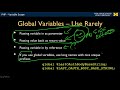 PHP - Variable Scope - Building Web Applications in PHP