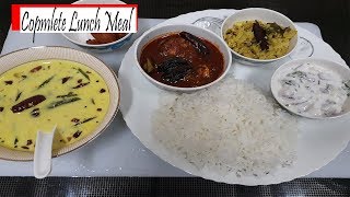 How to make Kerala lunch / Kerala lunch menu in 45 minutes