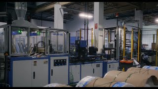 Our Production Line of Bag Machines | Notre ligne de production de machines à sacs