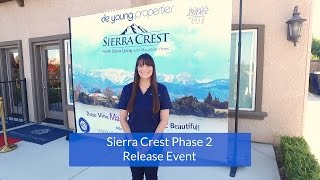 Almost 75% SOLD Within The First Weekend At Sierra Crest Phase 2!