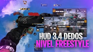 INCOMPARÁVEL!! 👾 TOP 4 MELHORES HUD 3,4,5 DEDOS FREE FIRE| HUD COMPLETO!