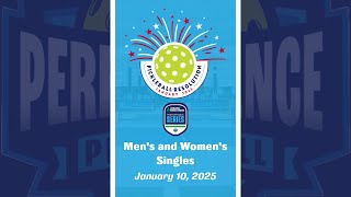 2025 Pickleball Resolution | Men's and Women's Singles | January 10, 2025