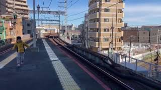 京成3700形3798編成特急京成上野行き町屋駅(KS04)通過