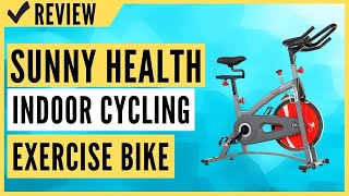 Sunny Health & Fitness Indoor Cycling Exercise Bike with LCD Monitor Review